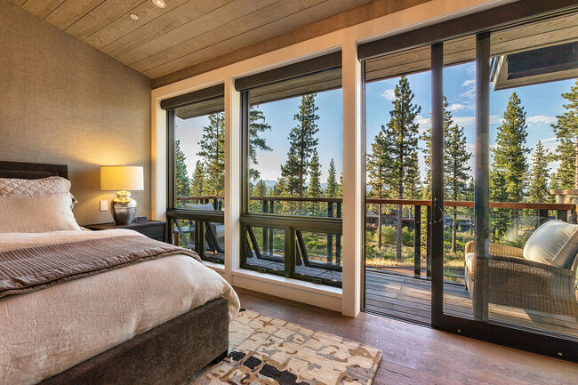 Bedroom with view and Irvine, CA windows