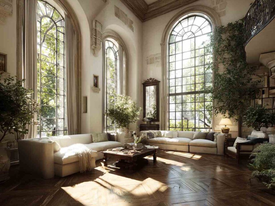 Massive floor-to-ceiling Irvine, CA Window Replacement in a luxury home.