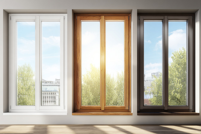 Comparison of vinyl, wood, and aluminum window styles for Irvine, CA window replacement homes