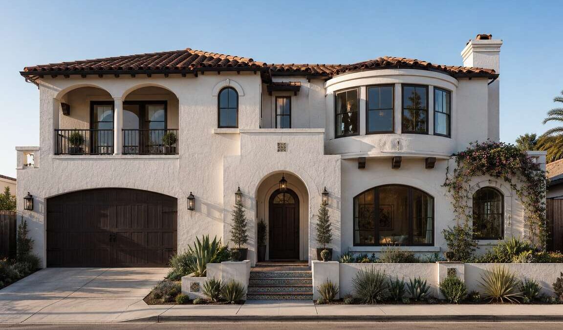Elegant exterior showcasing modern Huntington Beach, CA window replacement for enhanced curb appeal and natural light