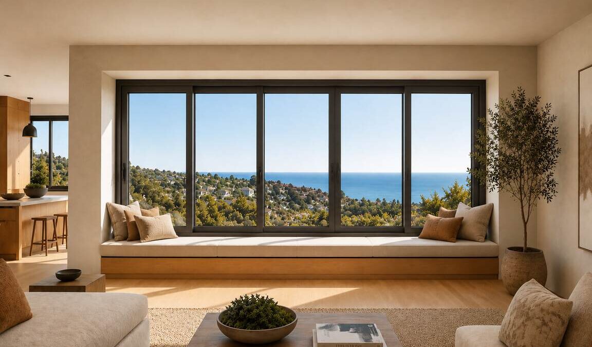 Modern Irvine, CA window replacement improving home value with expansive views and natural light