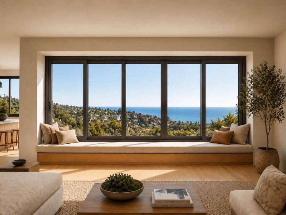 Modern Irvine, CA window replacement improving home value with expansive views and natural light