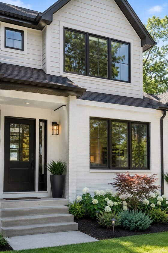 a modern suburban home with replacement windows and doors in Laguna Beach, CA