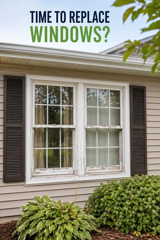 signs its time to replace windows in Irvine, CA